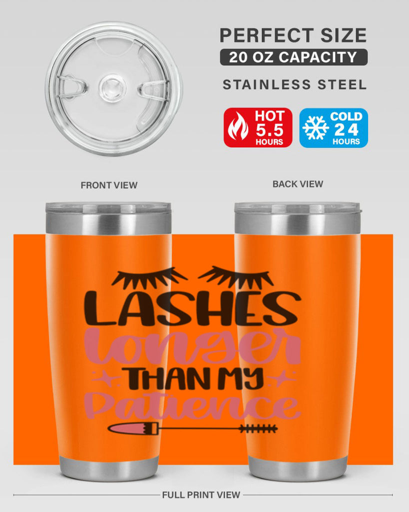 Lashes Longer Than My Patience Style 66#- make up- Tumbler