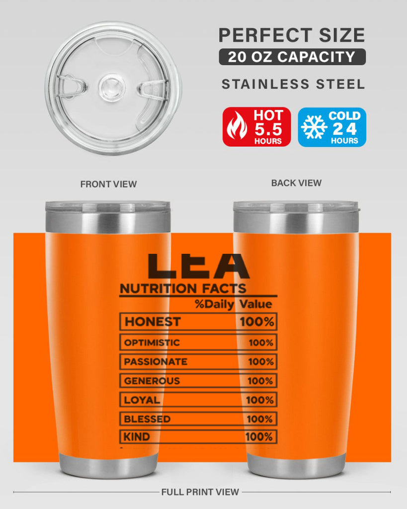 Lea Nutrition Facts 276#- zodiac- Tumbler