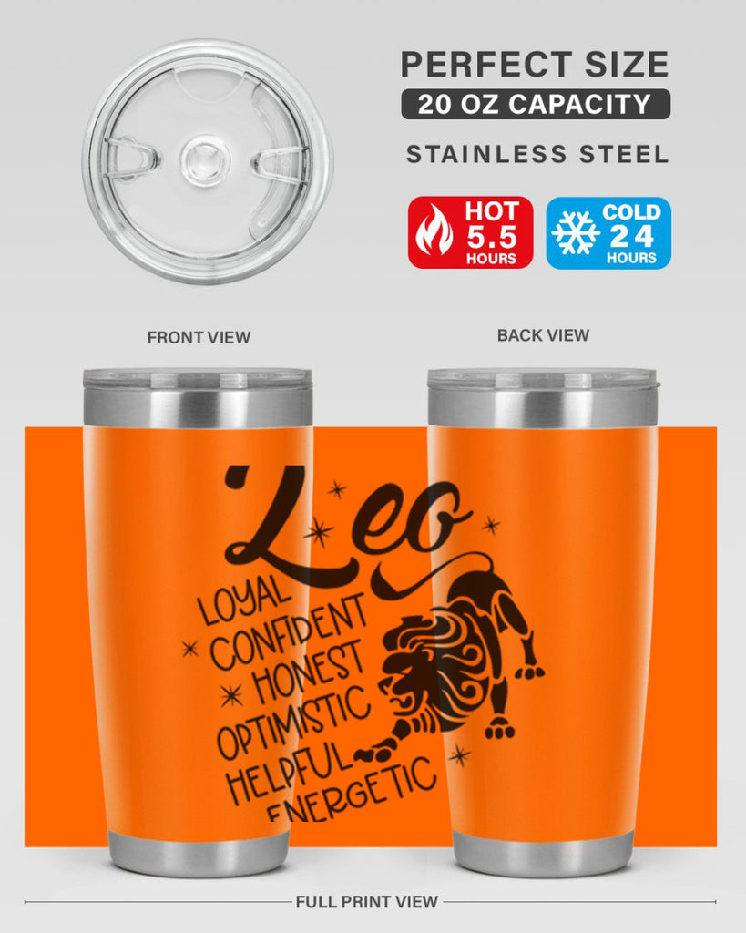 Leo 282#- zodiac- Tumbler