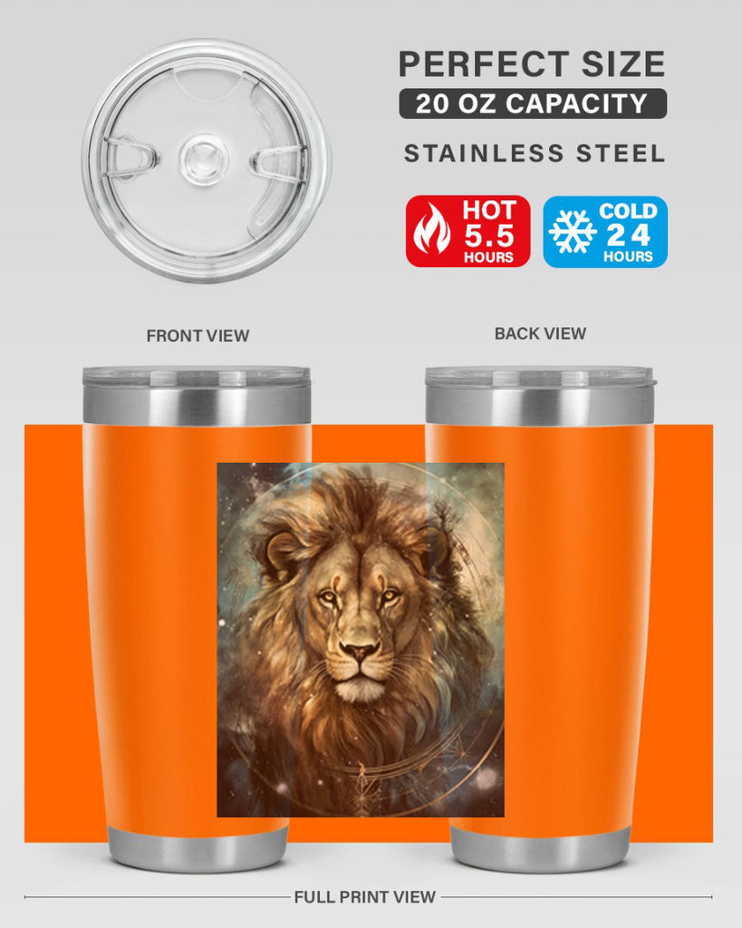 Leo 58#- zodiac- Tumbler