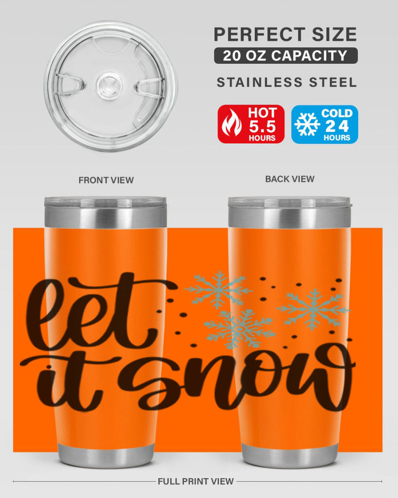 Let It Snow 343#- winter- Tumbler
