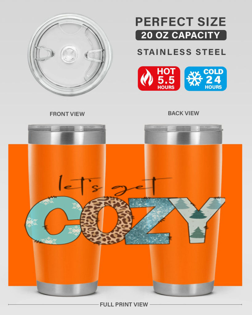 Let s cozy 295#- winter- Tumbler