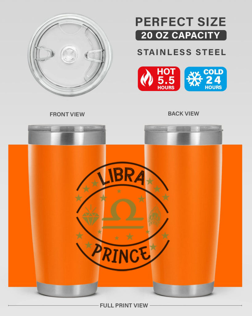 Libra prince 325#- zodiac- Tumbler