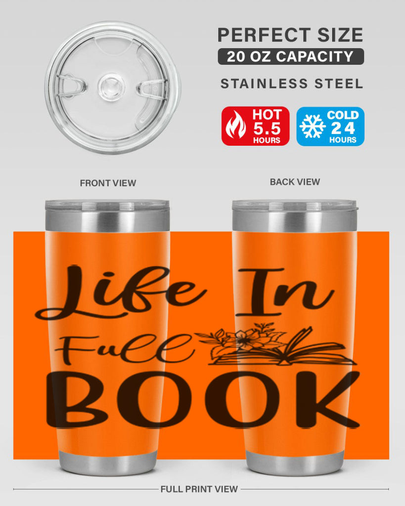 Life In Full Book 297#- spring- Tumbler