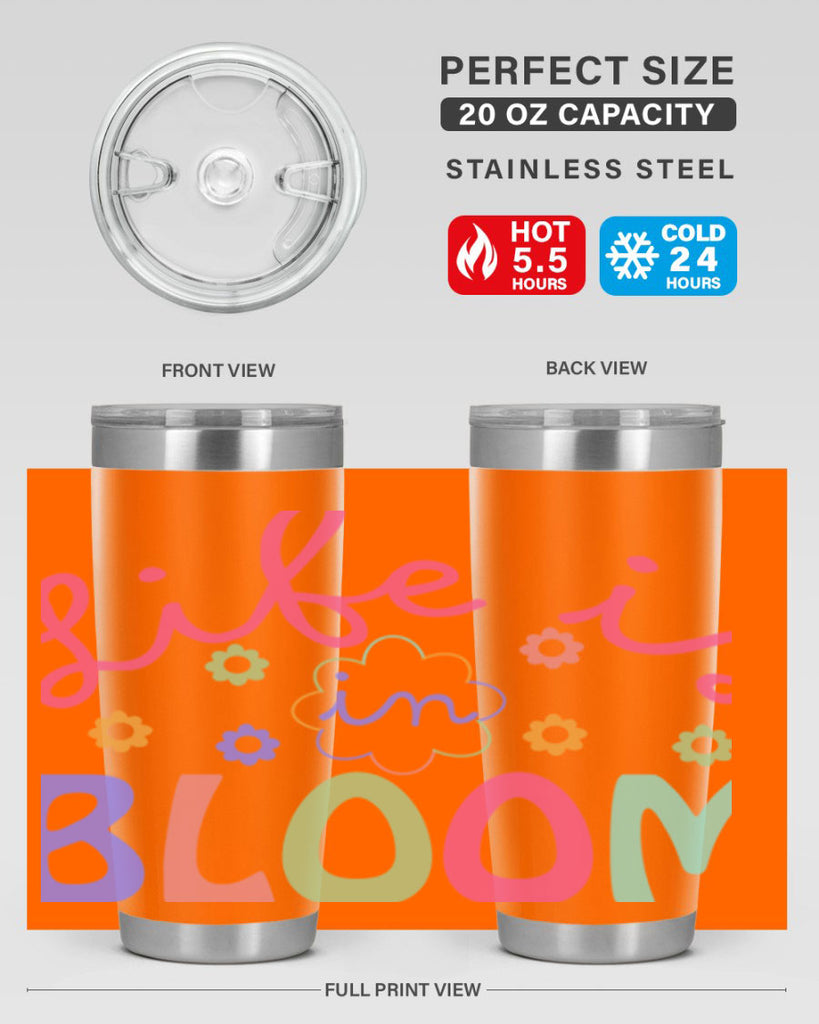 Life is in bloom299#- spring- Tumbler