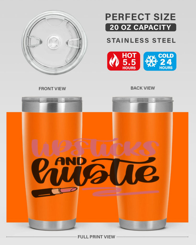 Lipstick And Hustie Style 58#- make up- Tumbler