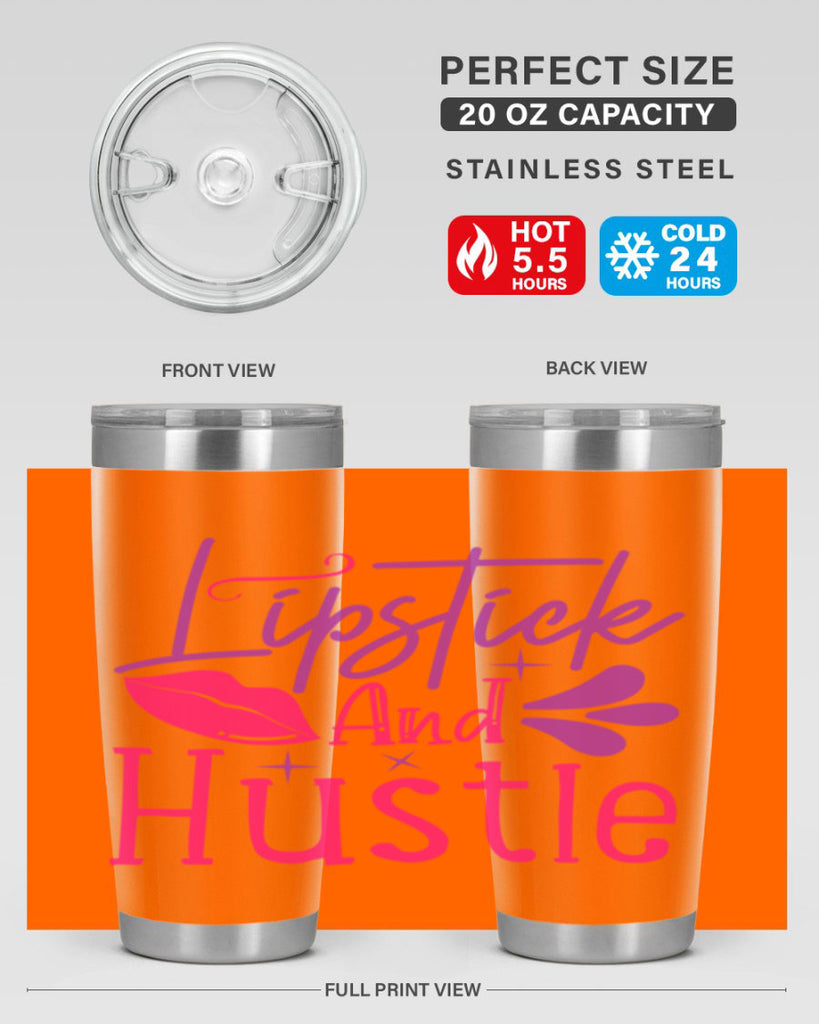 Lipstick And Hustle Style 229#- make up- Tumbler