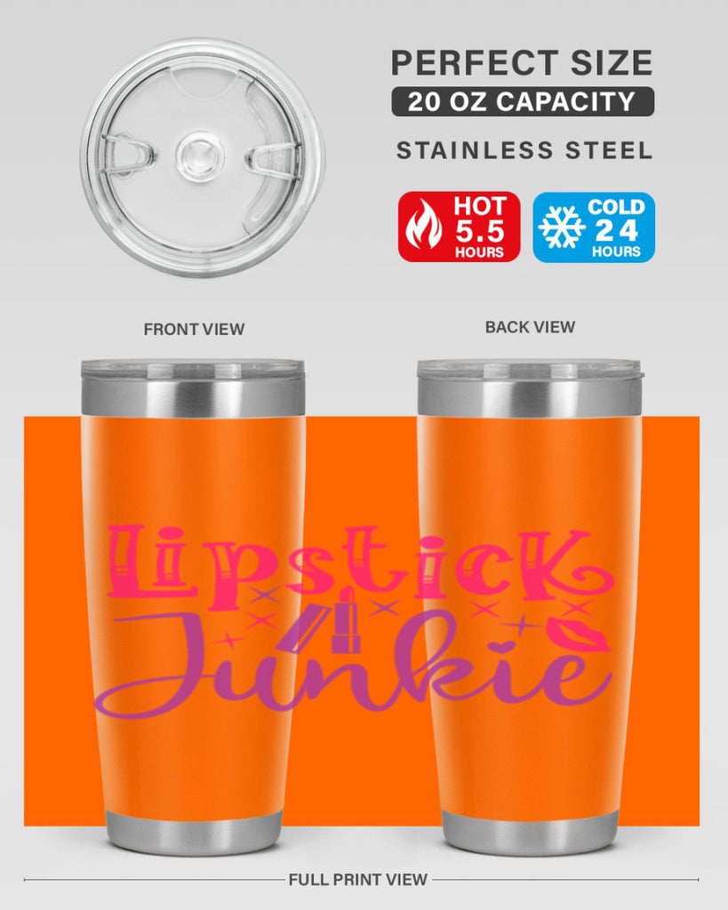 Lipstick Junkie Style 228#- make up- Tumbler