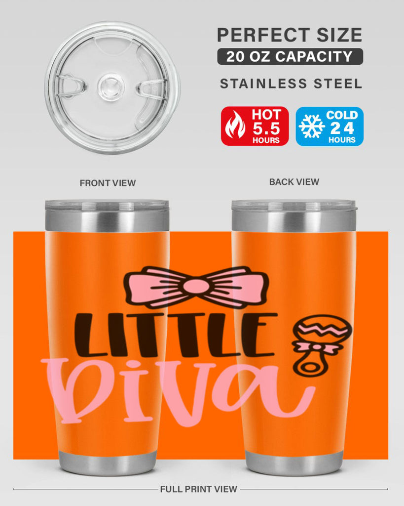 Little Diva Style 63#- baby- tumbler