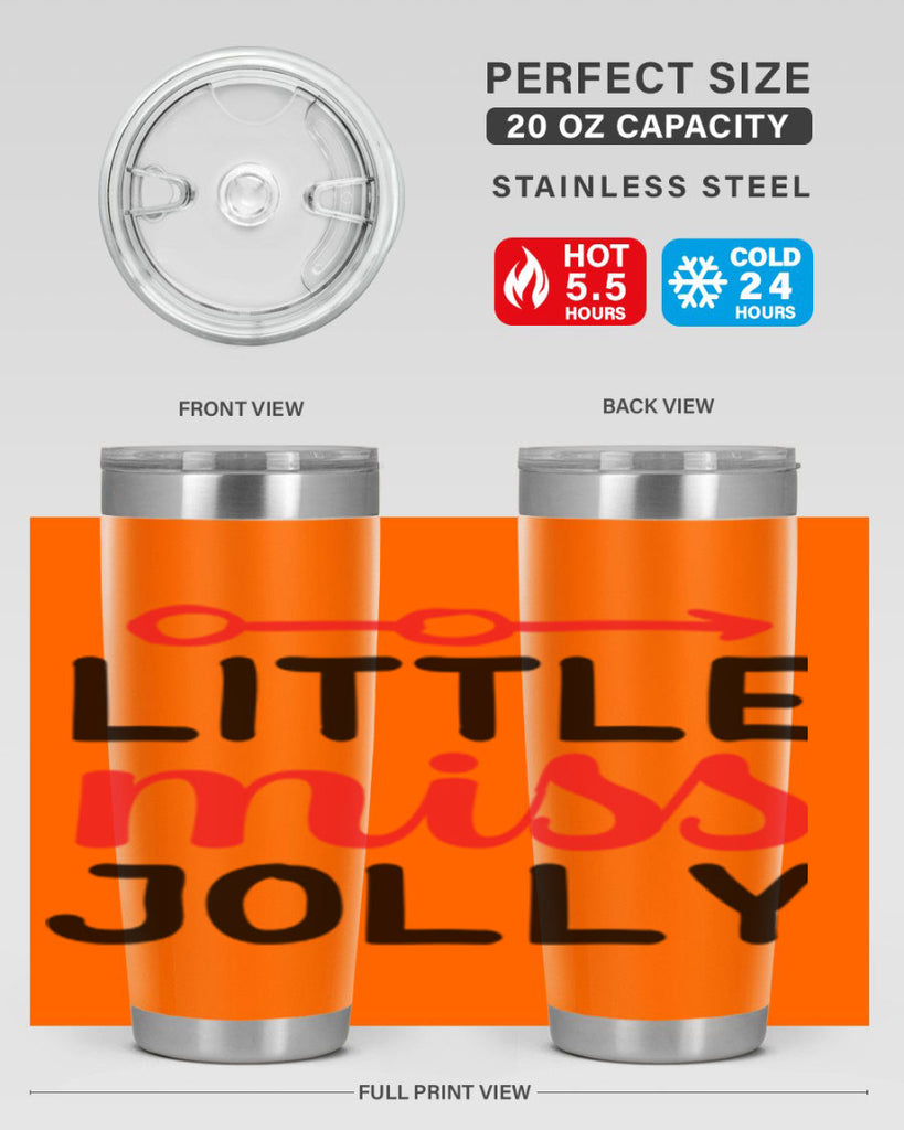 Little miss jolly 306#- winter- Tumbler