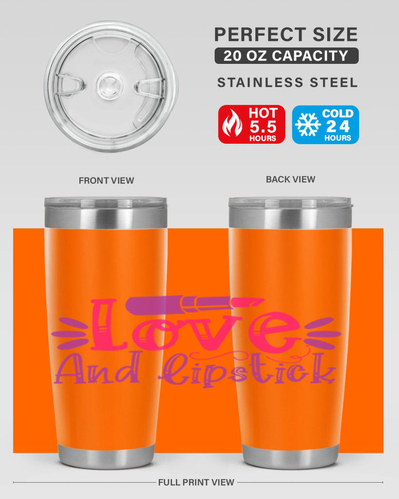 Love And Lipstick Style 225#- make up- Tumbler