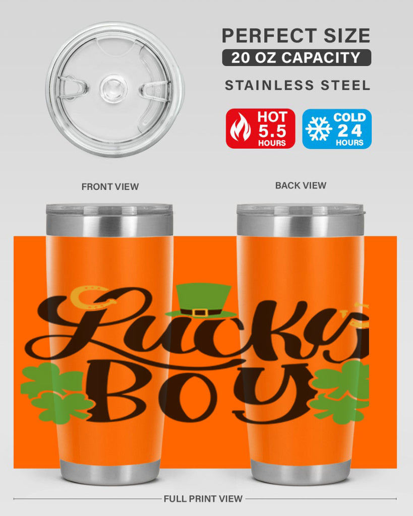 Lucky Boy Style 59#- St Patricks Day- Tumbler