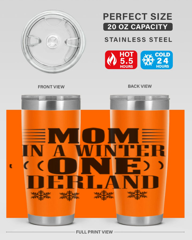 MOM IN A WINTER ONE DERLAND 322#- winter- Tumbler