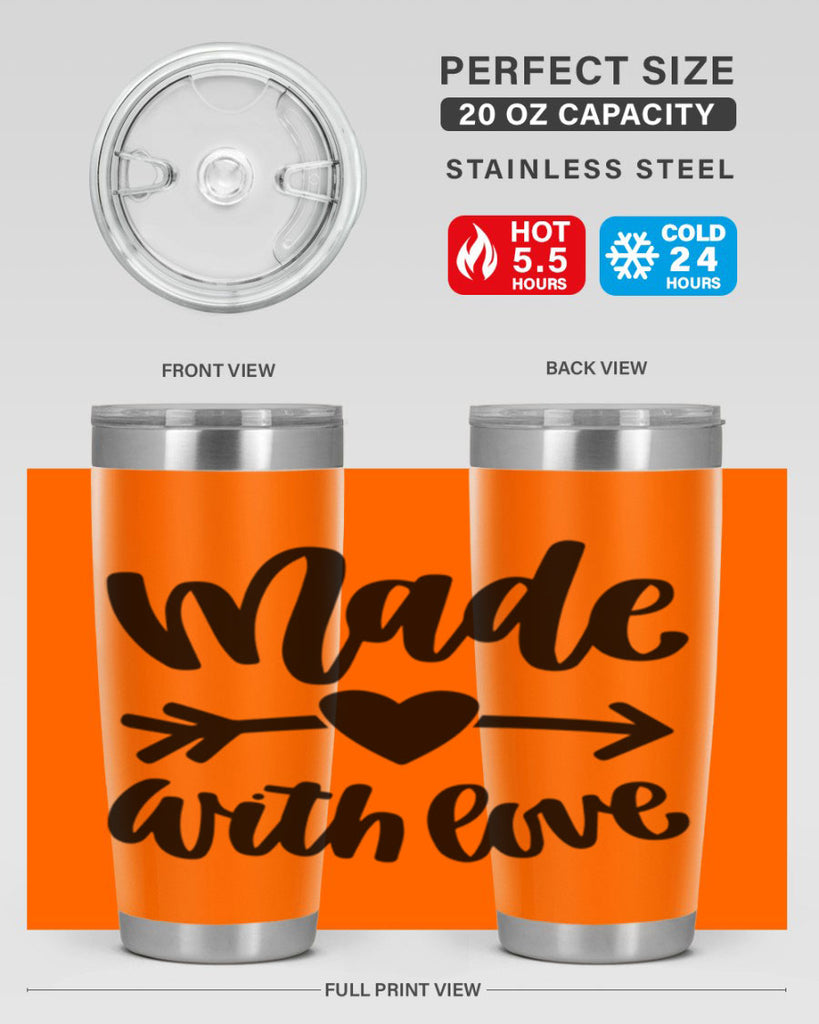 Made With Love Style 52#- baby- tumbler