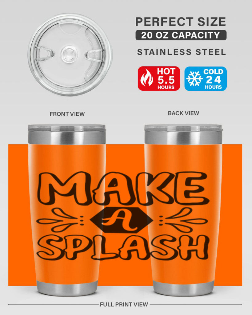 Make a splash 310#- mermaid- Tumbler