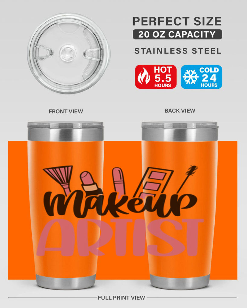 Makeup Artist Style 52#- make up- Tumbler