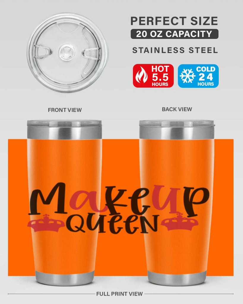 Makeup Queen design Style 223#- make up- Tumbler