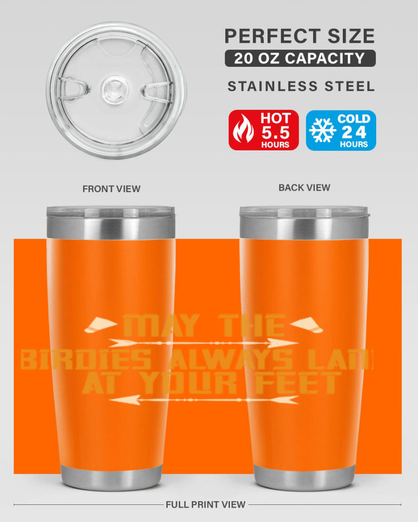 May the birdies always land at your feet 1963#- badminton- Tumbler