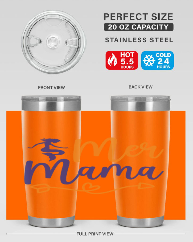 Mer Mama 331#- mermaid- Tumbler