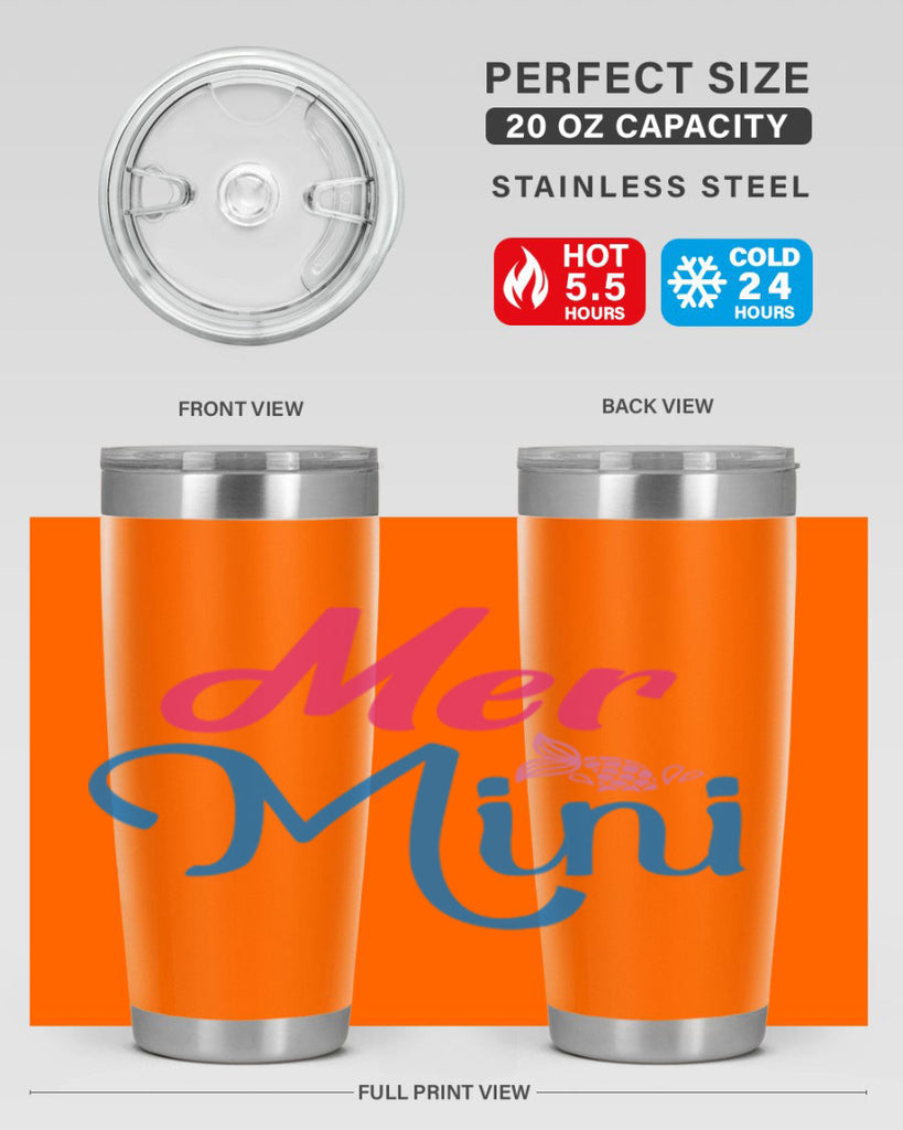 Mer Mini 340#- mermaid- Tumbler