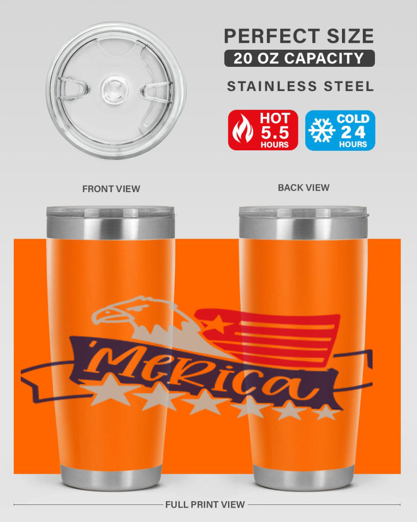 Merica Style 136#- Fourt Of July- Tumbler