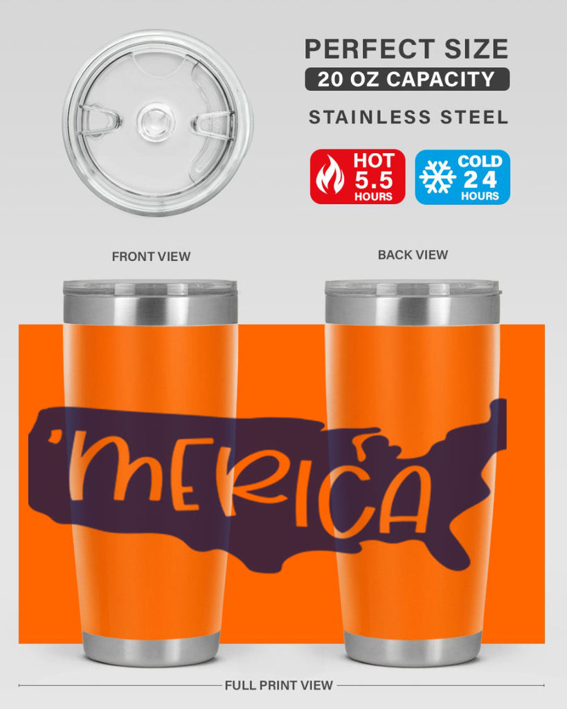 Merica Style 137#- Fourt Of July- Tumbler