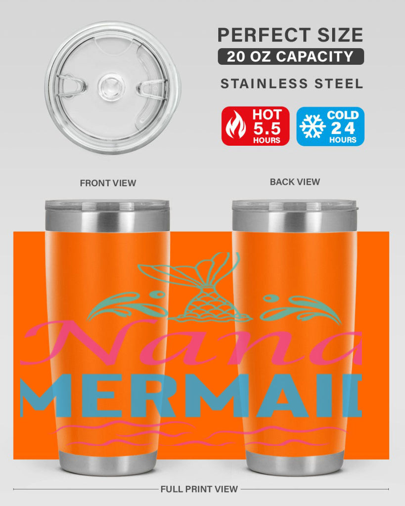 Nana Mermaid Design 518#- mermaid- Tumbler