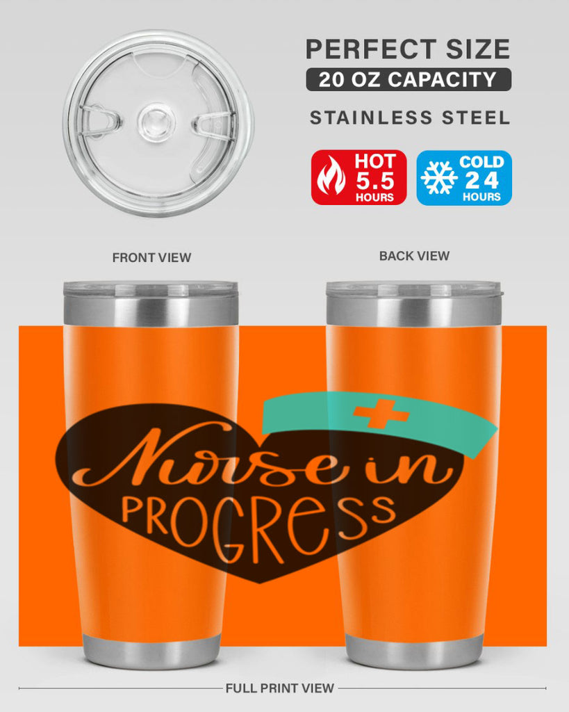 Nurse In Progress Style Style 112#- nurse- tumbler