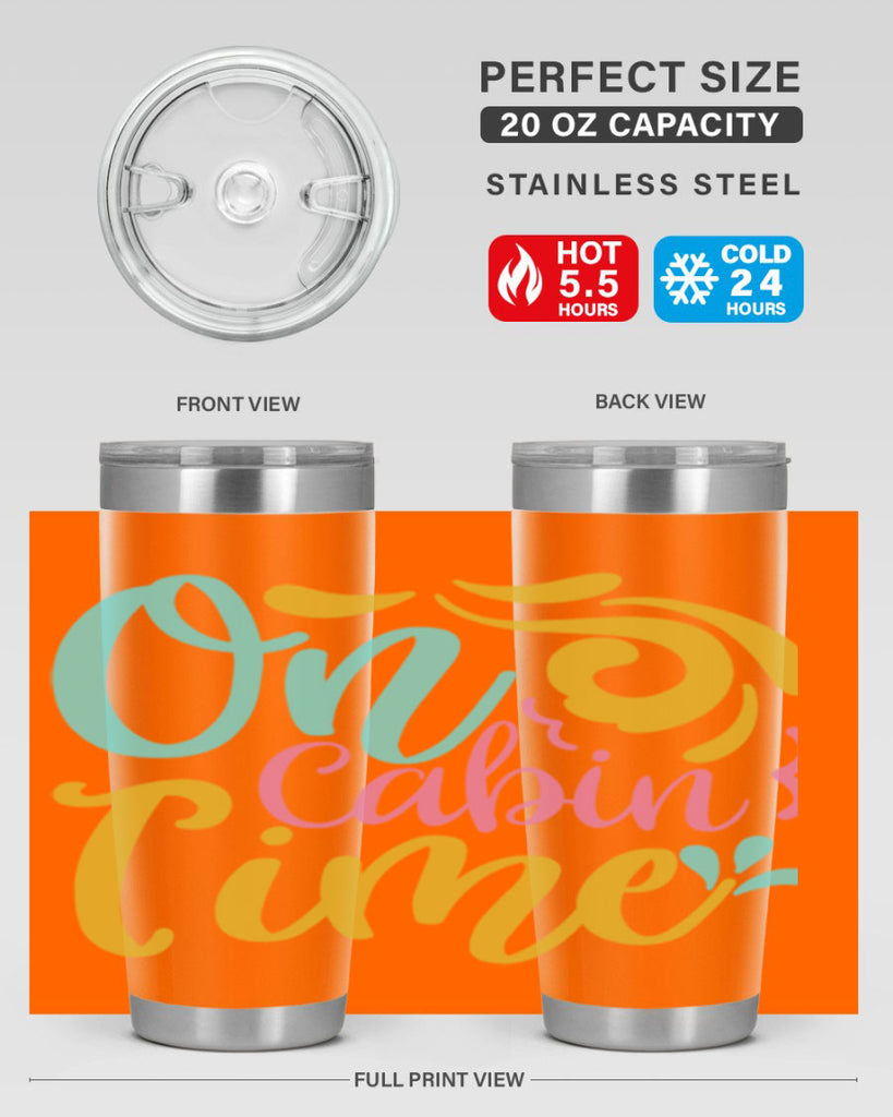 ON CABIN TIME Style 59#- summer- Tumbler
