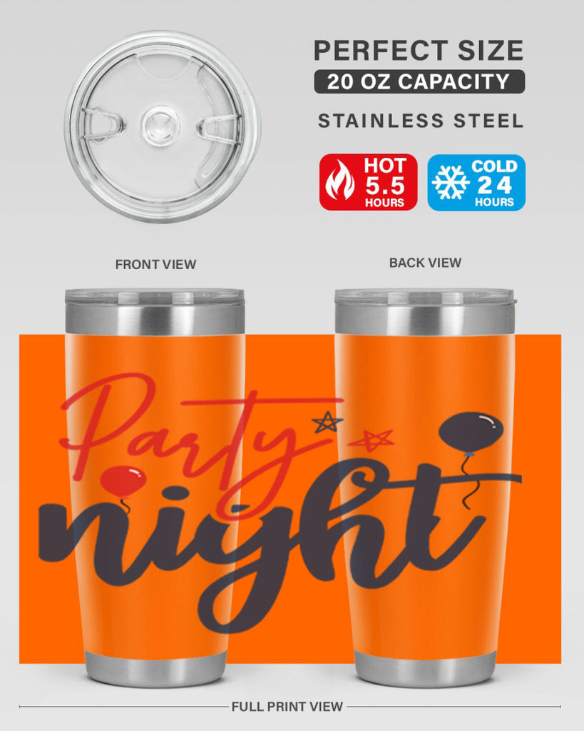 Party Night Style 84#- Fourt Of July- Tumbler