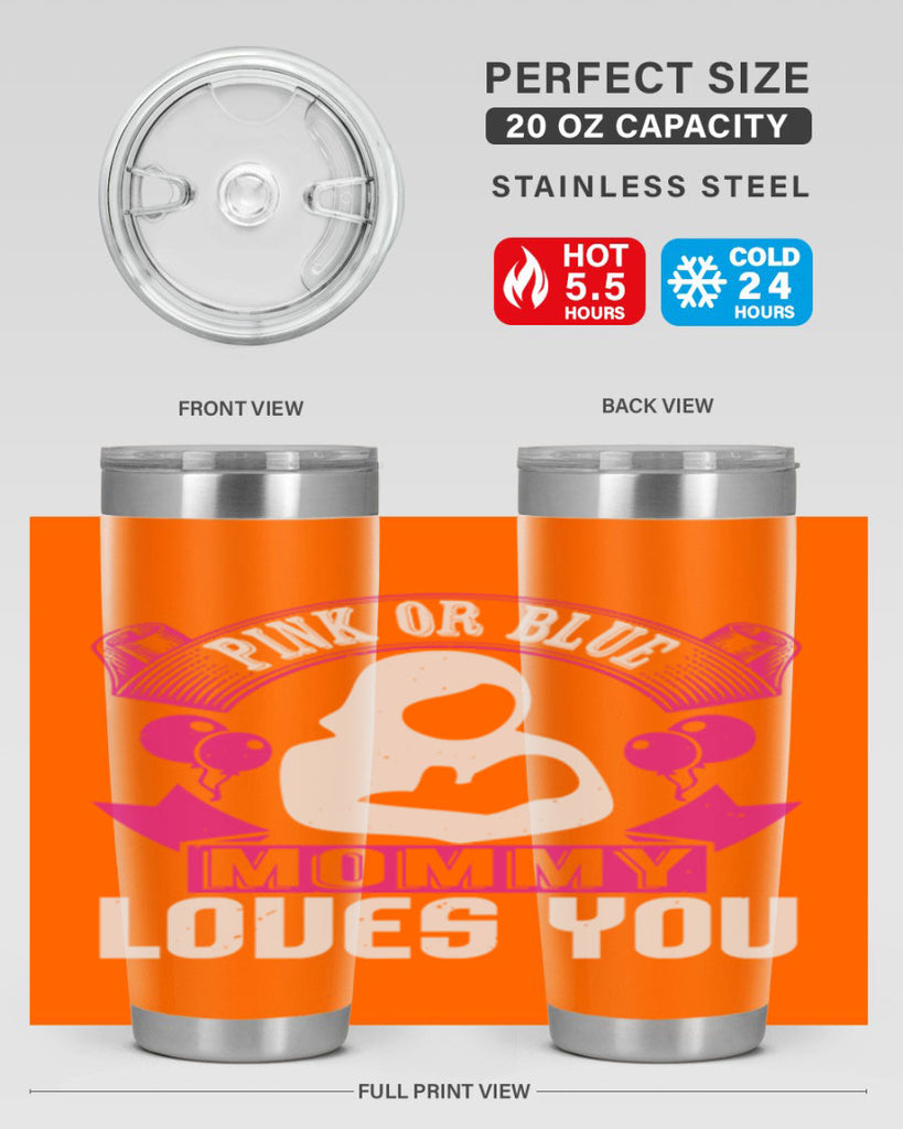 Pink or Blue Monny Loves You Style 178#- baby- tumbler
