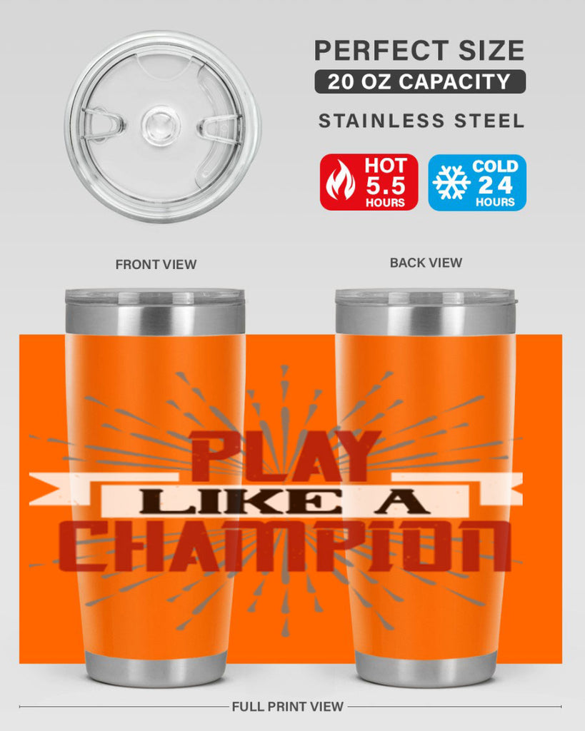 Play like a Champion 1942#- badminton- Tumbler
