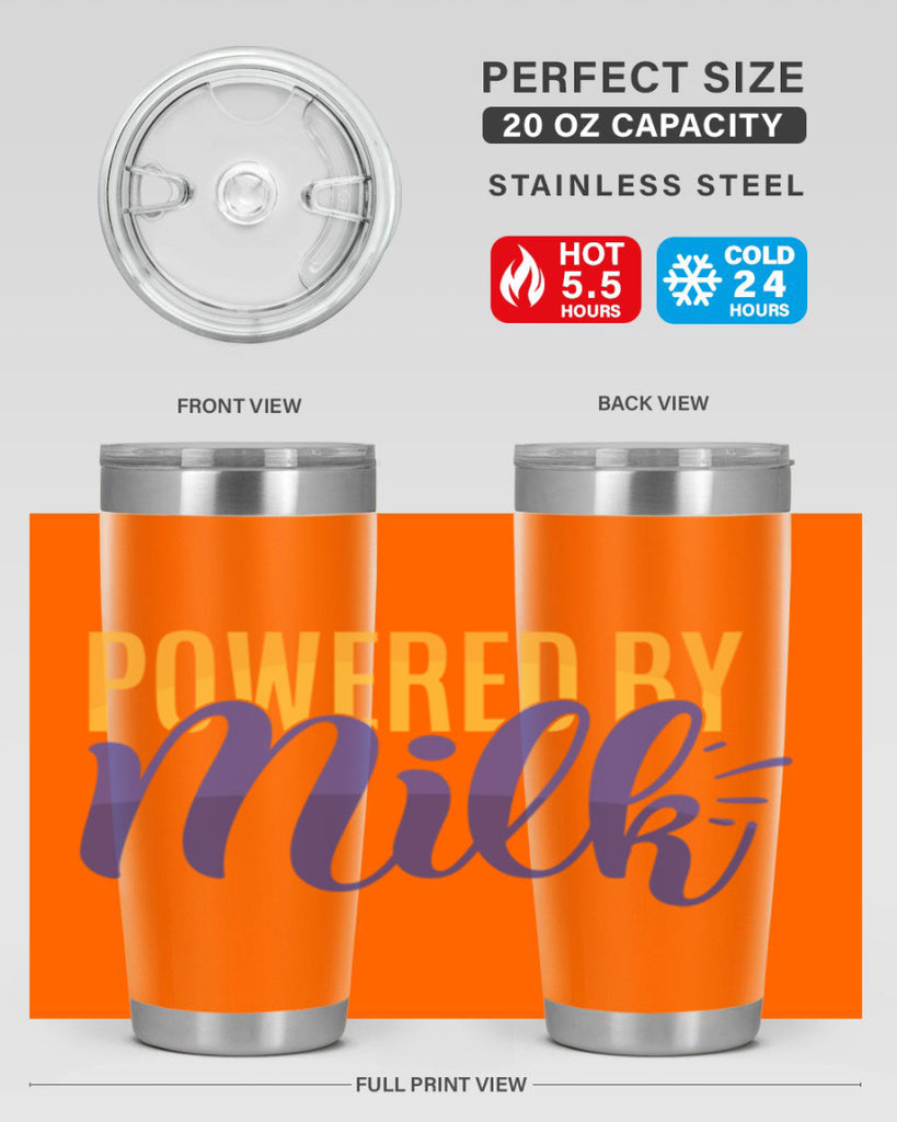 Powered By Milk Style 204#- baby- tumbler