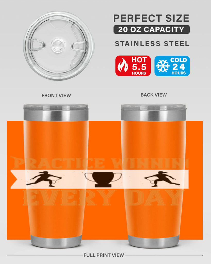 Practice winning every day 1922#- badminton- Tumbler