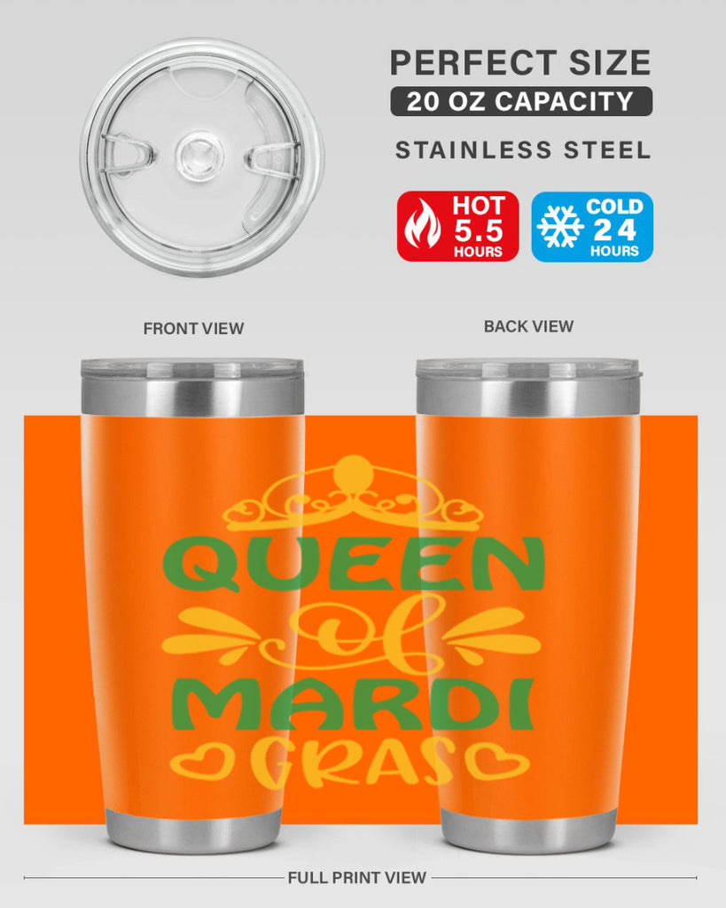 Queen Of Mardi Gras 134#- fashion- Cotton Tank
