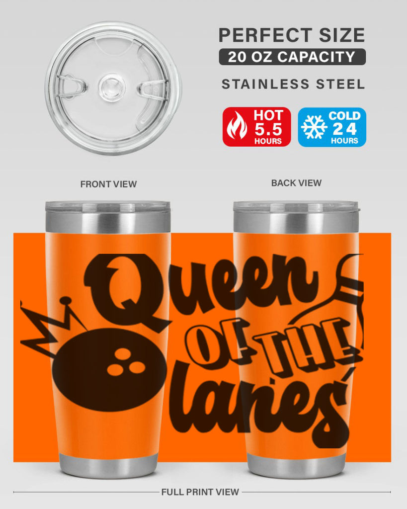 Queen of the lanes 559#- bowlig- Tumbler
