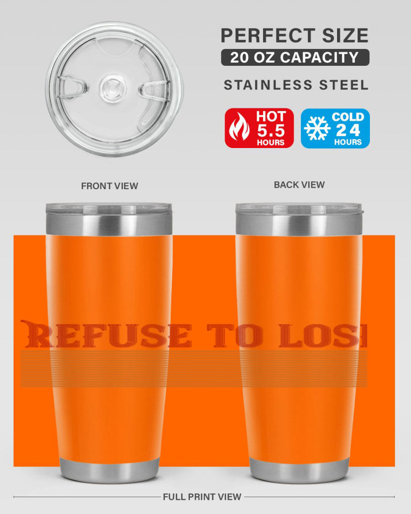 Refuse to lose 1902#- badminton- Tumbler