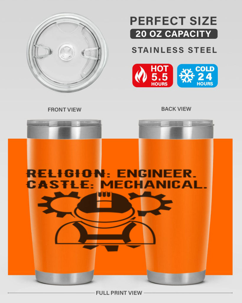 Religion Style 5#- engineer- tumbler