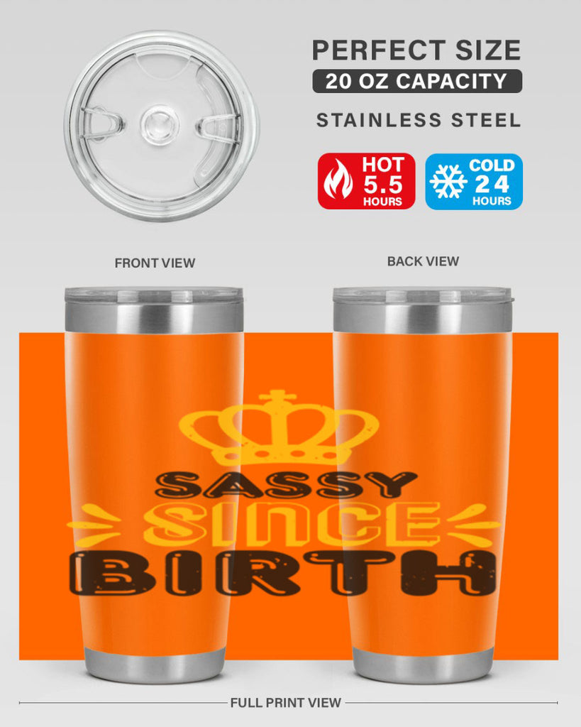 Saddy since birth Style 16#- baby shower- tumbler