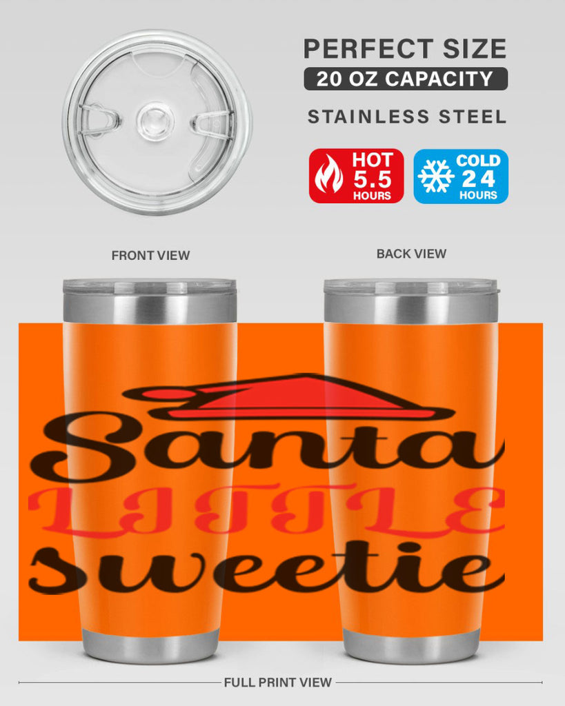 Santa little sweetie 350#- winter- Tumbler