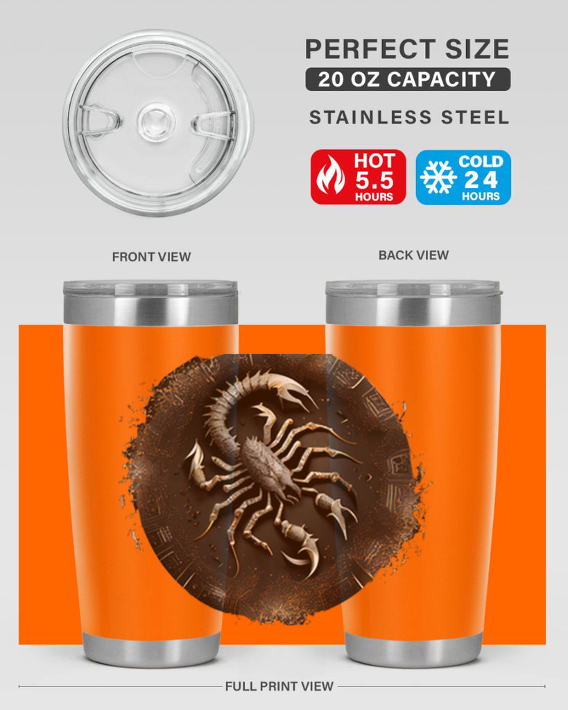 Scorpius 467#- zodiac- Tumbler