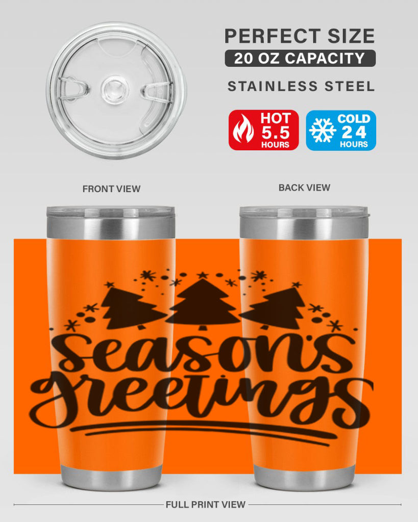 Seasons Greetings345#- winter- Tumbler