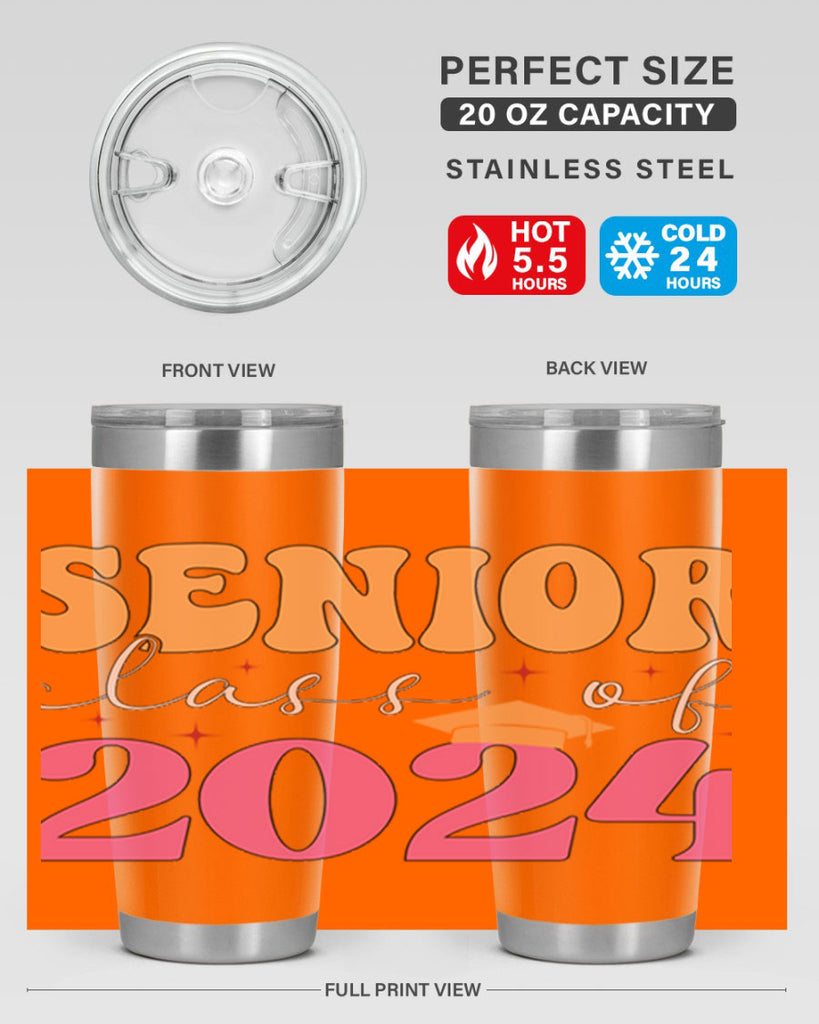 Senior class of 2024 17#- 12th grade- Tumbler
