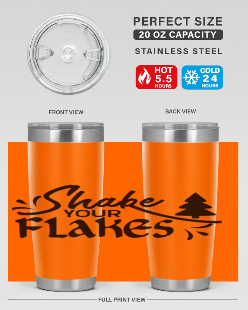 Shake Your Flakes 354#- winter- Tumbler