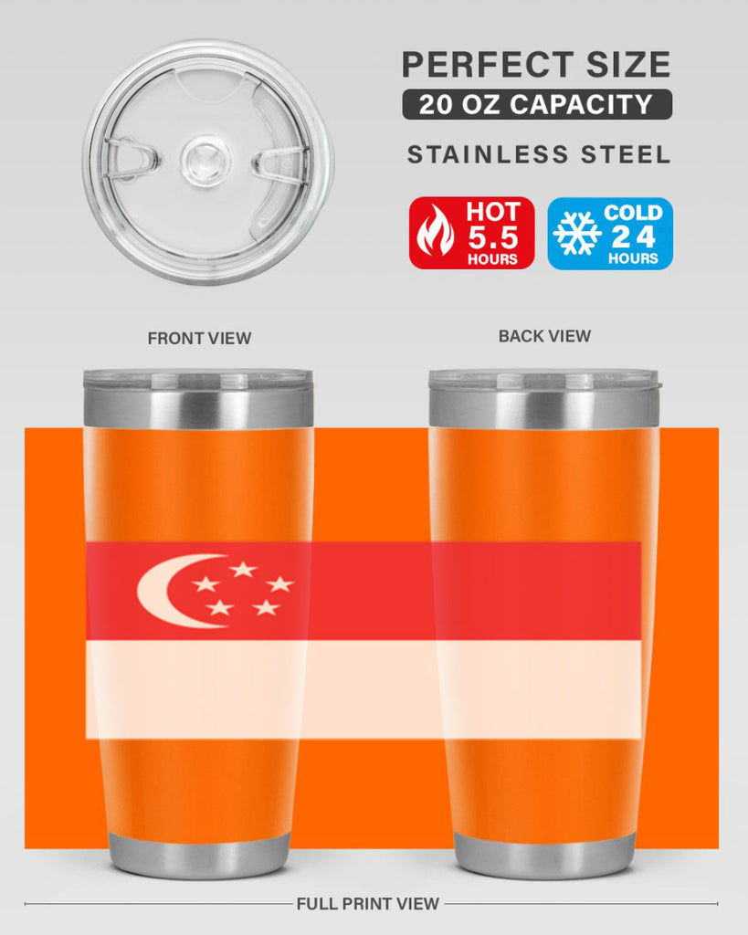 Singapore 41#- world flags- Tumbler