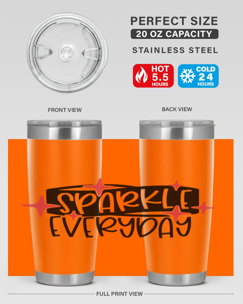 Sparkle Everyday Style 20#- make up- Tumbler