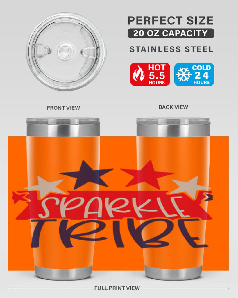 Sparkle Tribe Style 172#- Fourt Of July- Tumbler