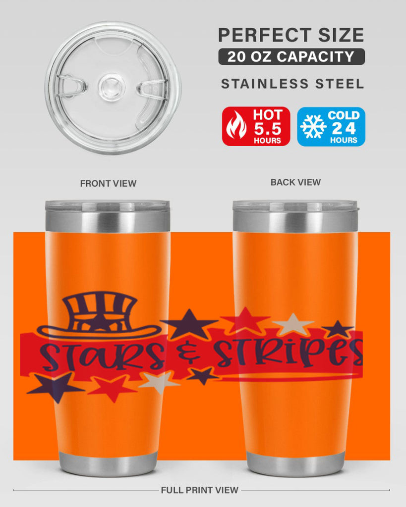 Stars Stripes Style 175#- Fourt Of July- Tumbler