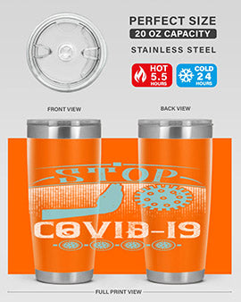 Stop covid Style 22#- corona virus- Tumbler