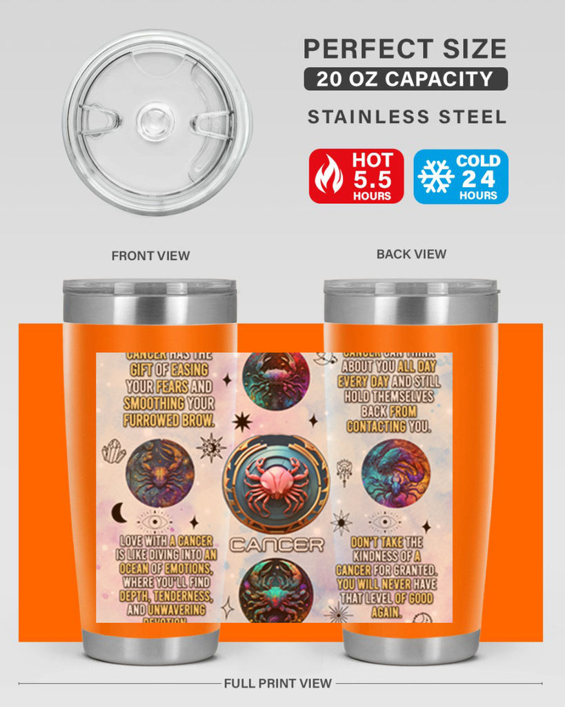 StraightCancer 470#- zodiac- Tumbler